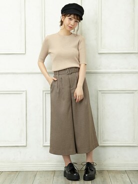 「マニッシュスタイル」｜「アイテム（その他）」を使った、INGNI STORE(イングストア）さん（レディース・153cm）の夏コーディネート
