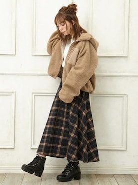 「INGNIコーデ」｜INGNI STORE(イングストア）さん（レディース・153cm）の冬コーディネート