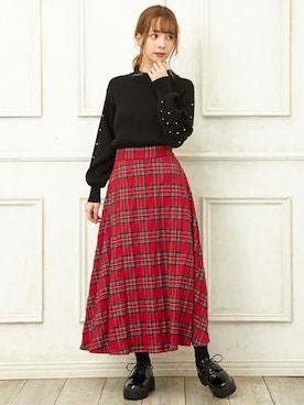 「袖コンシャス」｜INGNI STORE(イングストア）さん（レディース・153cm）の冬コーディネート