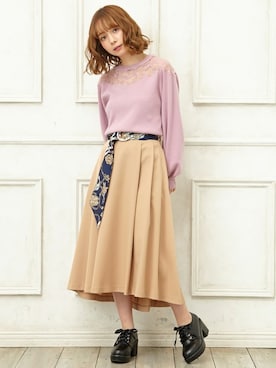 「肌見せ」｜INGNI STORE(イングストア）さん（レディース・153cm）の冬コーディネート