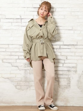 「こなれ感」｜INGNI STORE(イングストア）さん（レディース・153cm）の春コーディネート