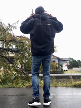 「Undercoverism（アンダーカバイズム）のアイテム（キャップ）」を使った、Heroさん（メンズ・173cm）の秋コーディネート