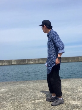 「藤原ヒロシ」｜Heroさん（メンズ・173cm）の夏コーディネート