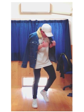 「STUSSY（ステューシー）のアイテム（デニムジャケット）」を使った、ゆうきさん（メンズ・171cm）の春コーディネート