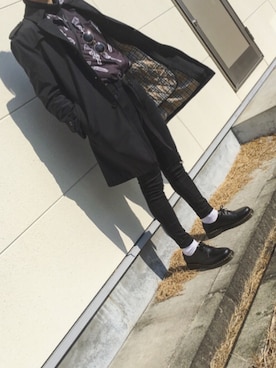 「13MONTH（サーティーンマンス）のアイテム（トップス）」を使った、ゆうきさん（メンズ・172cm）の冬コーディネート