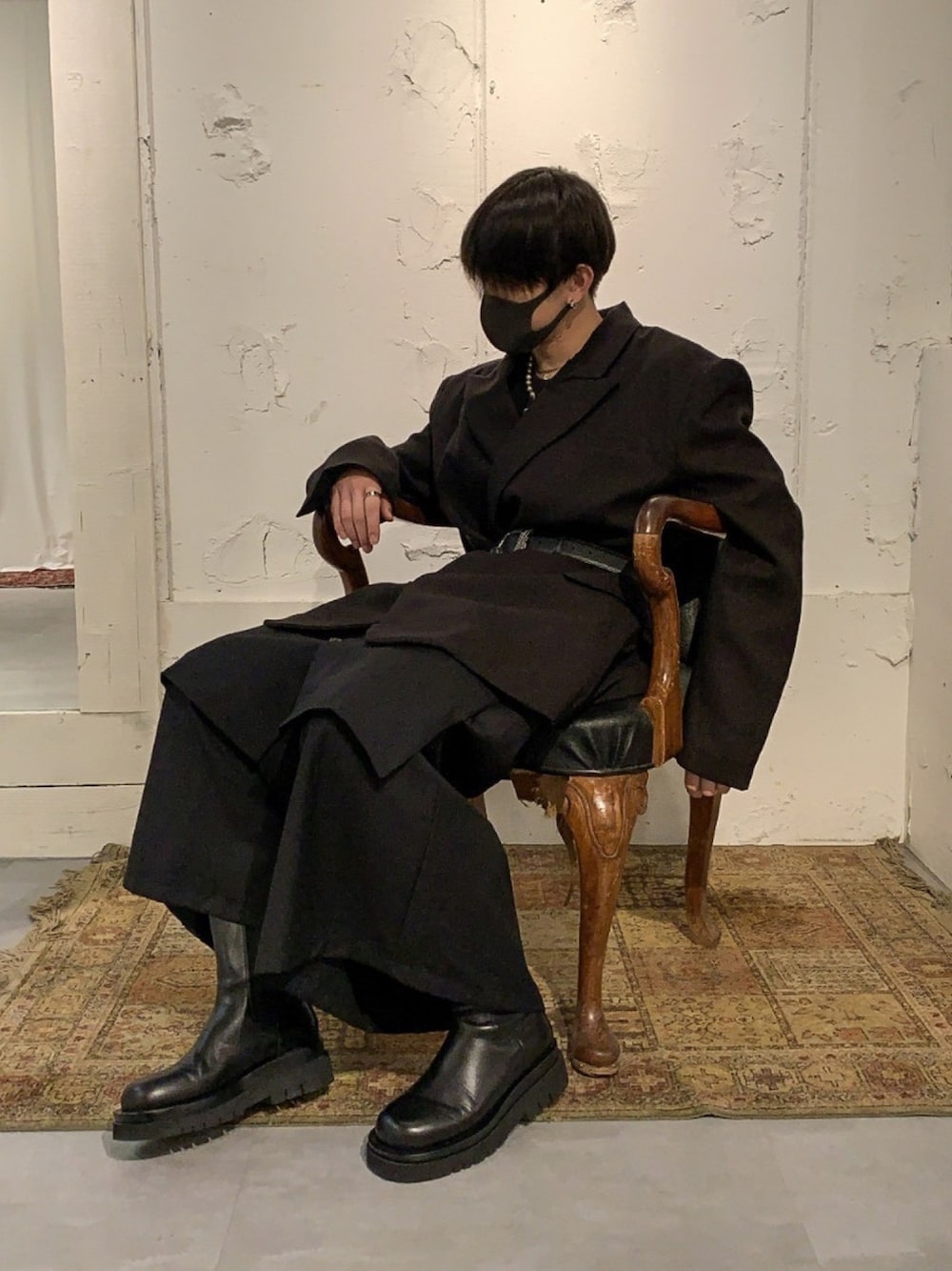 Rafshimons 19aw ダブルテーラードジャケット RAF SIMONS - ダブル