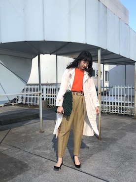 maeさん（レディース・172cm）の冬コーディネート