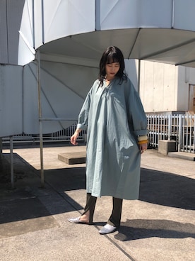 「アイテム（バングル/リストバンド）」を使った、maeさん（レディース・172cm・20代）の春コーディネート