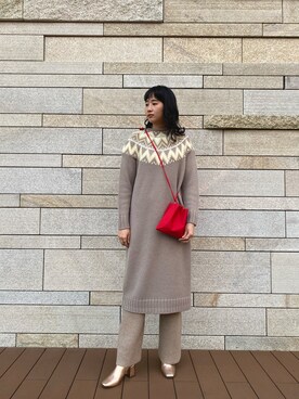 maeさん（レディース・172cm）の冬コーディネート