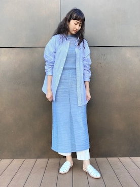 「COVERT（コバート）のアイテム」を使った、maeさん（レディース・172cm）の春コーディネート