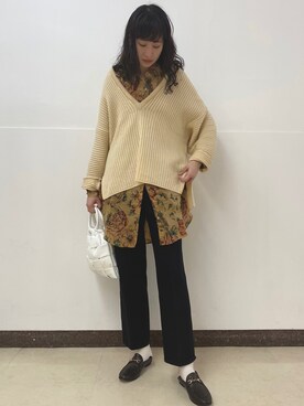 maeさん（レディース・172cm）の秋コーディネート