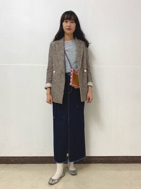maeさん（レディース・172cm）の冬コーディネート