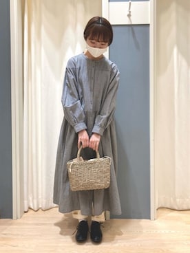 「ナチュラルスタイル」｜「アイテム（その他シューズ）」を使った、た な かさん（レディース・157cm）の春コーディネート