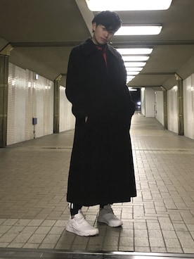 「Calvin Klein PLATINUM（カルバン・クライン プラティナム）のアイテム（その他アウター）」を使った、よんたさん（メンズ・166cm）の秋コーディネート