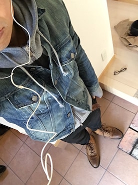 ふる〜いの着るヤツ。さん（メンズ・173cm）の冬コーディネート