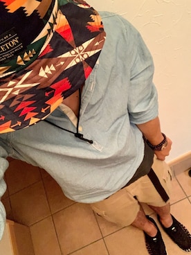 「MARC JACOBS（マークジェイコブス）のアイテム（腕時計）」を使った、ふる〜いの着るヤツ。さん（メンズ・173cm）の夏コーディネート