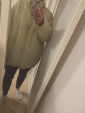 「kastane_ootd」｜「アイテム（ブルゾン）」を使った、Kana さん（レディース・161cm）の春コーディネート