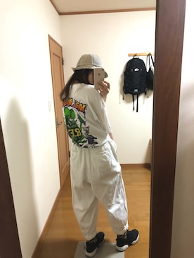 「RAT FINK（ラットフィンク）のアイテム」を使った、はるさん（レディース・168cm）の夏コーディネート