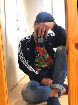 「ROLLING CRADLE（ローリングクレイドル）のアイテム（Tシャツ/カットソー）」を使った、Y君さん（メンズ・175cm）の春コーディネート