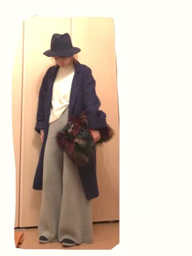 「ファークラッチ」｜star.maammiyさん（レディース・155cm）の冬コーディネート