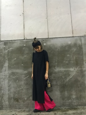 「ROSE BUD（ローズバッド）のアイテム（バッグ）」を使った、star.maammiyさん（レディース・155cm）の夏コーディネート