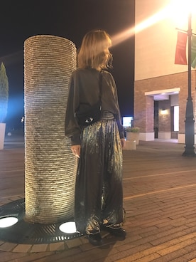 「ゴールドパンツ」｜star.maammiyさん（レディース・155cm）の秋コーディネート