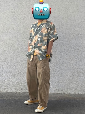 「hawaii」｜「アイテム（アクセサリー）」を使った、pakさん（メンズ・170cm）の春コーディネート