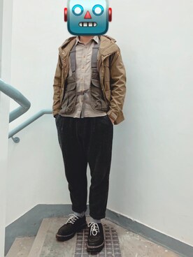 「aditional（アディショナル）のアイテム」を使った、pakさん（メンズ・170cm）の春コーディネート