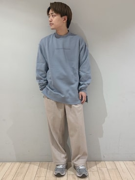 「JUNRED（ジュンレッド）のDAIKI NAKAMURA コラボグラフィックプルパーカー（パーカー）」を使った、kousukeさん（メンズ・160cm）の秋コーディネート