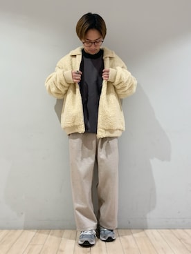 「WILD THINGS（ワイルドシングス）のアイテム（ブルゾン）」を使った、kousukeさん（メンズ・160cm）の冬コーディネート