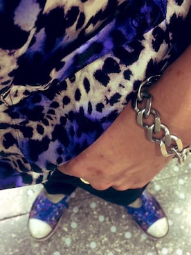 「栄」｜豹柄ノまささん（メンズ・167cm）の夏コーディネート