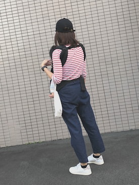 「orcival」｜「アイテム（アナログ腕時計）」を使った、まいやさん（レディース・163cm）の秋コーディネート