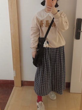 「NEW BALANCE（ニューバランス）の【New Balance】 CRT300 スニーカー（スニーカー）」を使った、apple🍎さん（レディース・160cm）の秋コーディネート