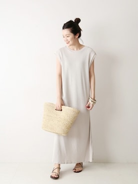 「plage（プラージュ）のアイテム」を使った、yokoさん（レディース・163cm）の夏コーディネート