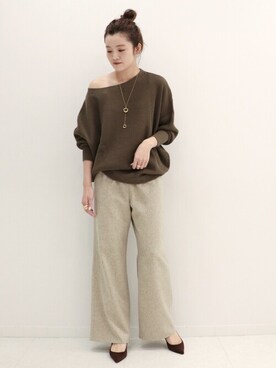 「plage（プラージュ）のアイテム」を使った、yokoさん（レディース・163cm）の秋コーディネート