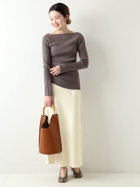 「plage（プラージュ）のアイテム」を使った、yokoさん（レディース・163cm）の冬コーディネート