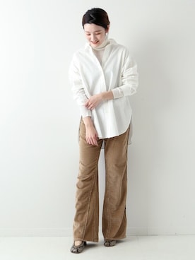 「plage（プラージュ）のアイテム」を使った、yokoさん（レディース・163cm）の冬コーディネート