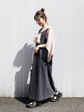 「KEEN（キーン）のアイテム」を使った、kuboさん（レディース・158cm）の春コーディネート