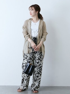 「JOURNAL STANDARD（ジャーナルスタンダード）のランダムリブタンクトップ（タンクトップ）」を使った、kuboさん（レディース・158cm）の春コーディネート