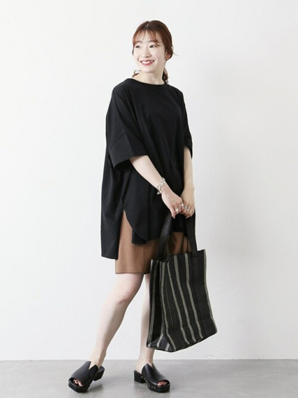 別注モデル　Maison N.H paris カコバッグ　ブラック　トート MAISON N.H PARIS（メゾンエヌアッシュパリ）の「【MAISON N.H