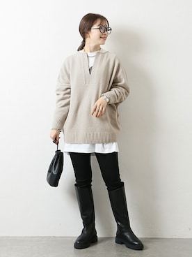 kuboさん（レディース・158cm）の秋コーディネート