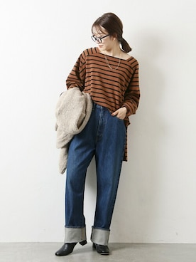 「REMME（レメ）のアイテム」を使った、kuboさん（レディース・158cm）の秋コーディネート