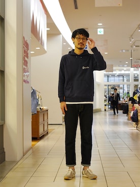 「PATRICK（パトリック）のアイテム」を使った、LB_UENOさん（メンズ・182cm）の冬コーディネート