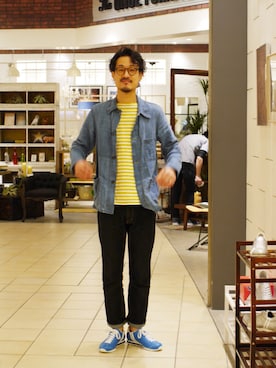 「PATRICK（パトリック）のアイテム」を使った、LB_UENOさん（メンズ・182cm）の春コーディネート