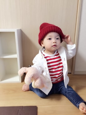 punanaさん(キッズ・70cm)の冬コーディネート