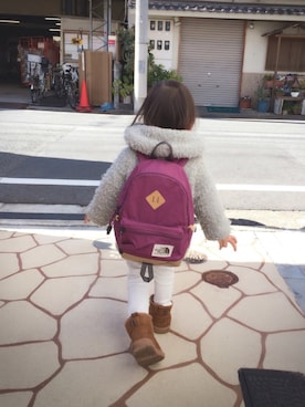 「D.fesense（ディーフェセンス）のアイテム（ダウンジャケット/コート）」を使った、punanaさん（キッズ・80cm）の冬コーディネート