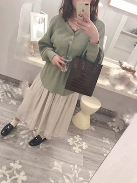 「lapalette（ラパレット）のアイテム」を使った、あおぞらさん（レディース・167cm）の春コーディネート