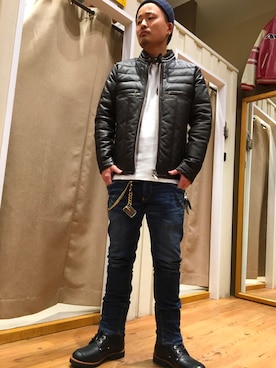 yo-sukeさん（メンズ・180cm）の冬コーディネート