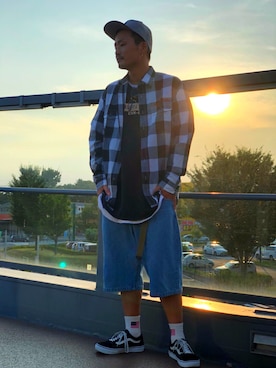 yo-sukeさん（メンズ・180cm）の夏コーディネート