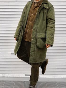 「coen（コーエン）のアイテム（その他アウター）」を使った、スガワラさん（メンズ・170cm）の冬コーディネート
